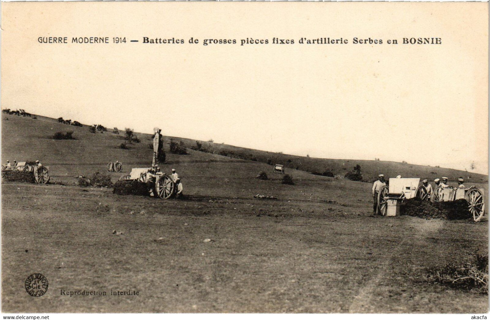 PC BOSNIA SERBIAN ARTILLERY WAR (a57380) - Bosnien-Herzegowina