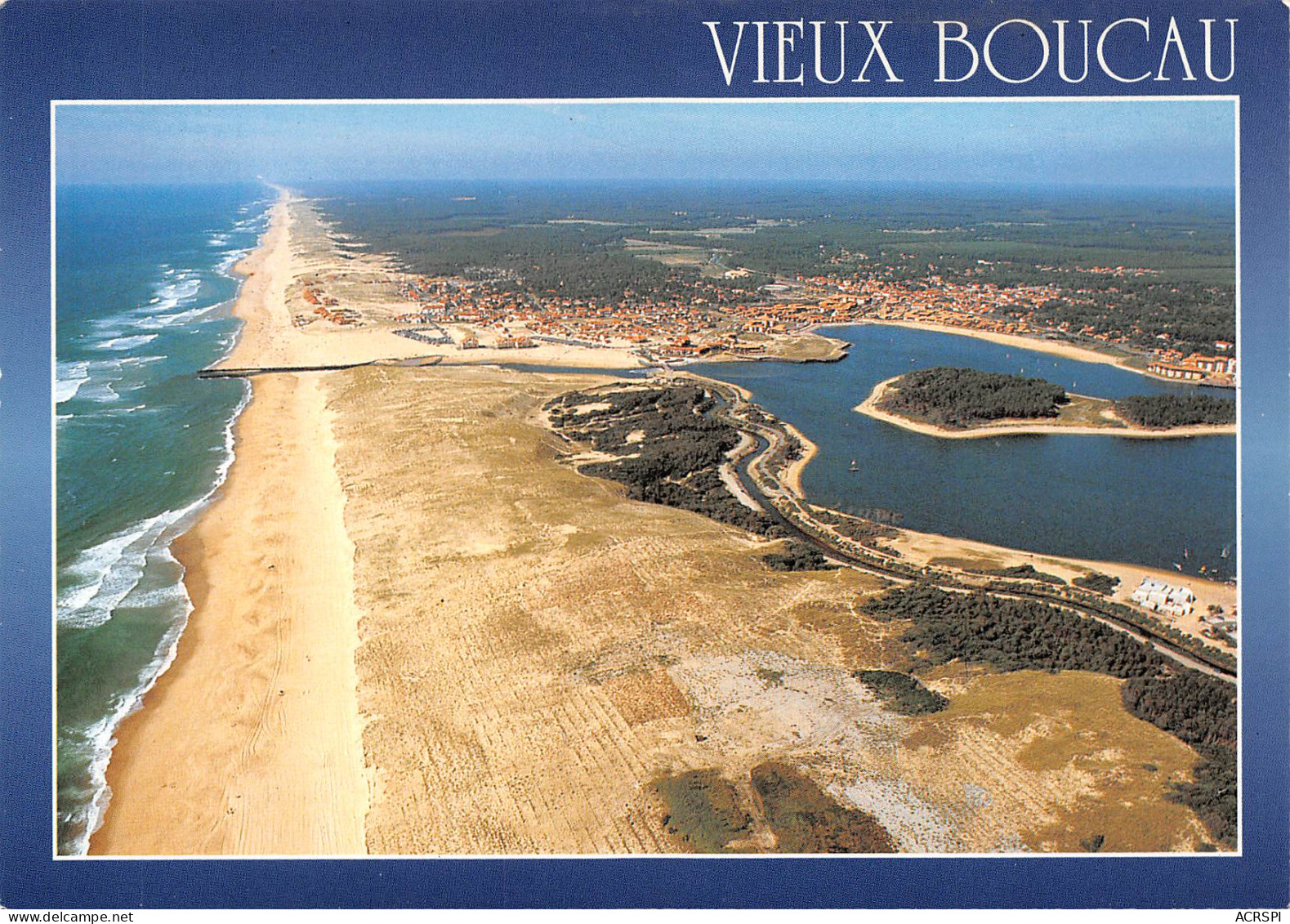 VIEUX BOUCAU   Vue Aérienne     3 (scan Recto Verso)MH2955 - Vieux Boucau