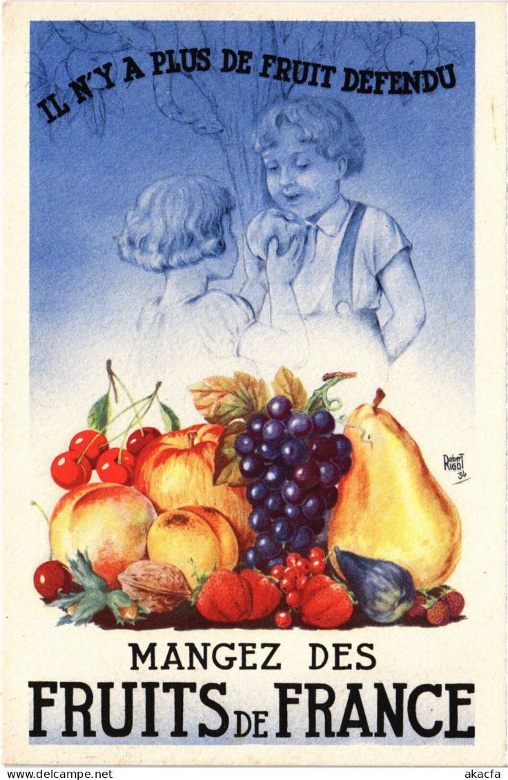 PC ADVERTISEMENT MANGEZ DES FRUITS DE FRANCE PROPAGANDA (a57199) - Publicité