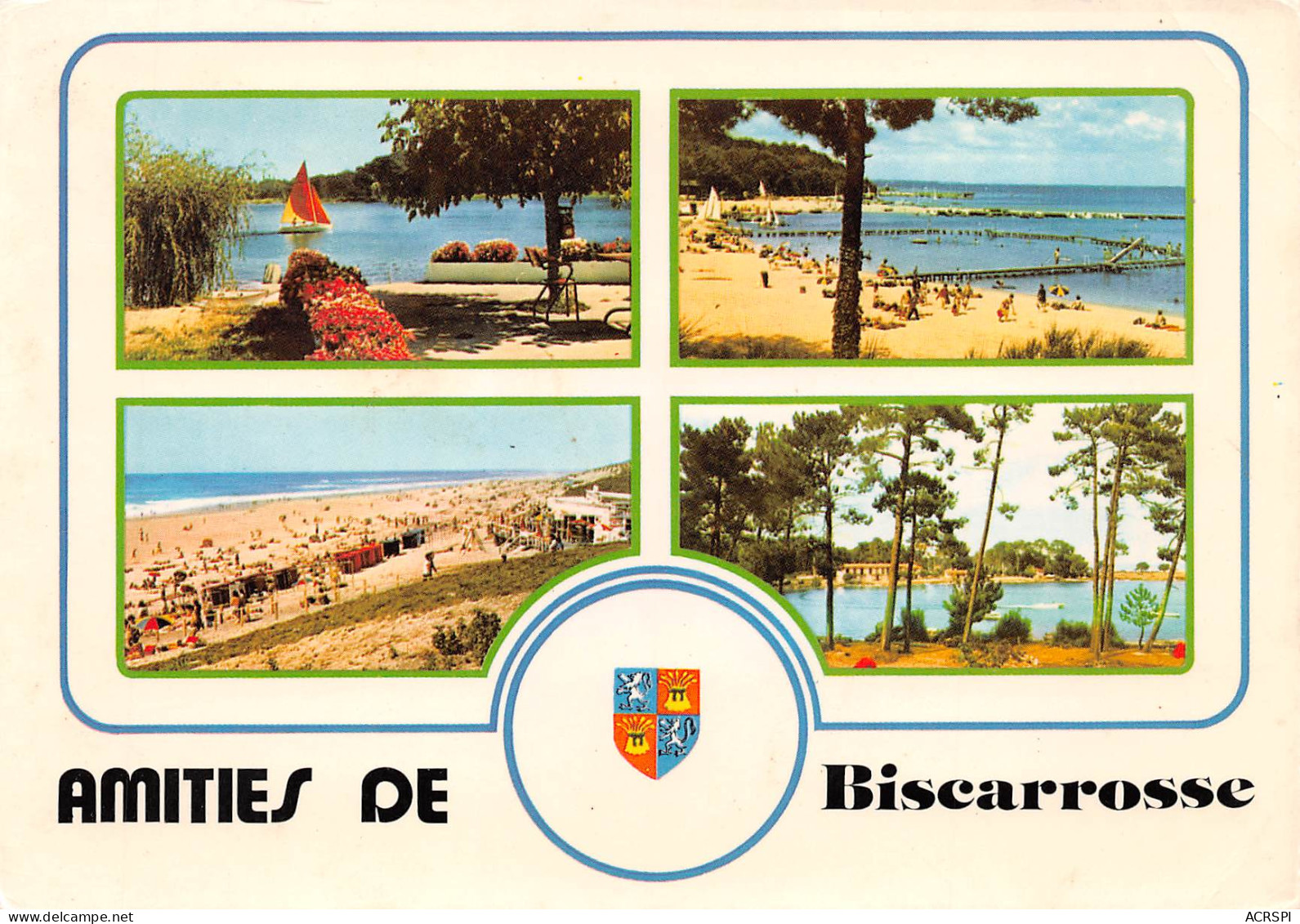 BISCAROSSE   Les Plages    28 (scan Recto Verso)MH2955 - Biscarrosse