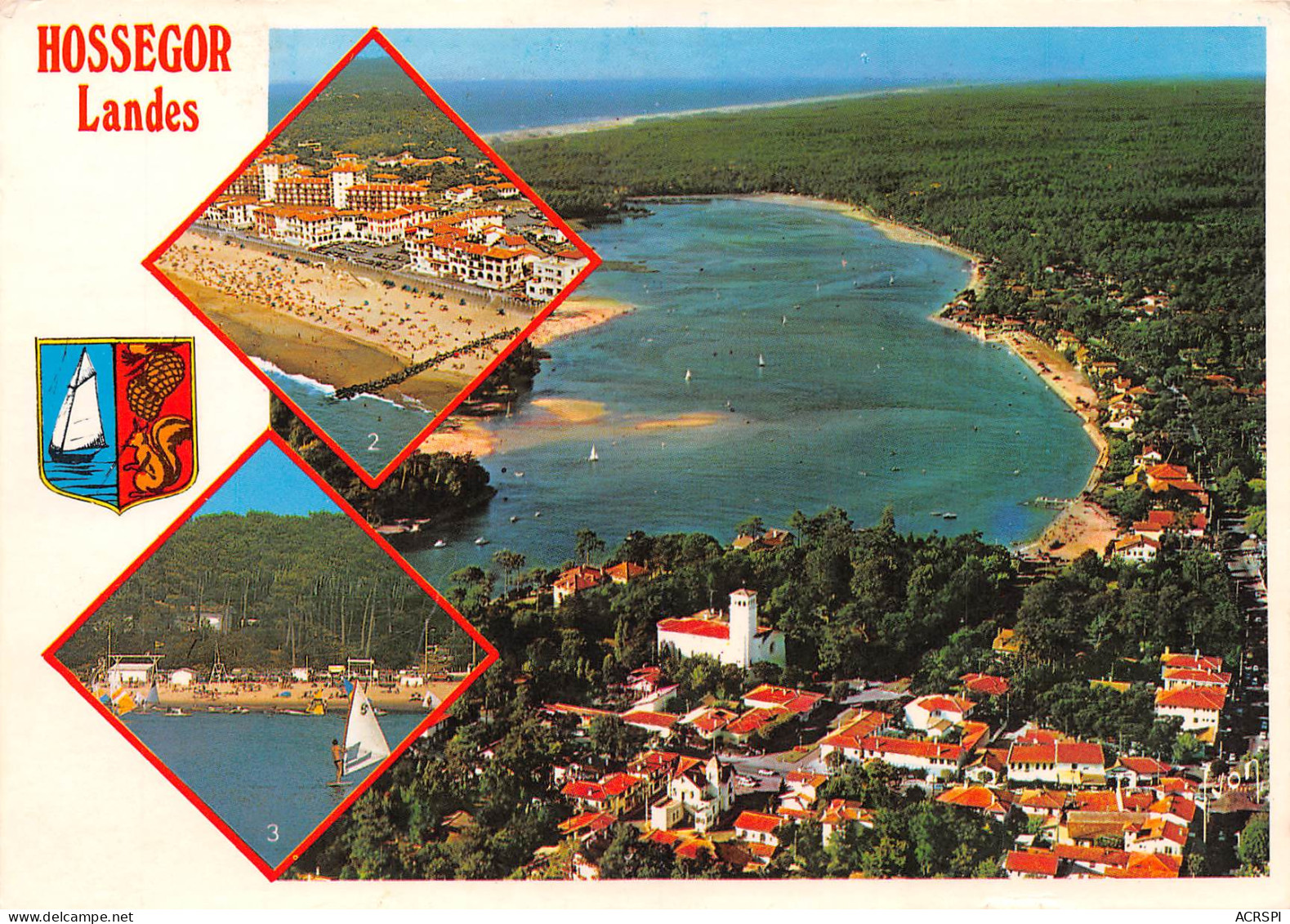 HOSSEGOR  Vue Du Ciel   11 (scan Recto Verso)MH2956 - Hossegor