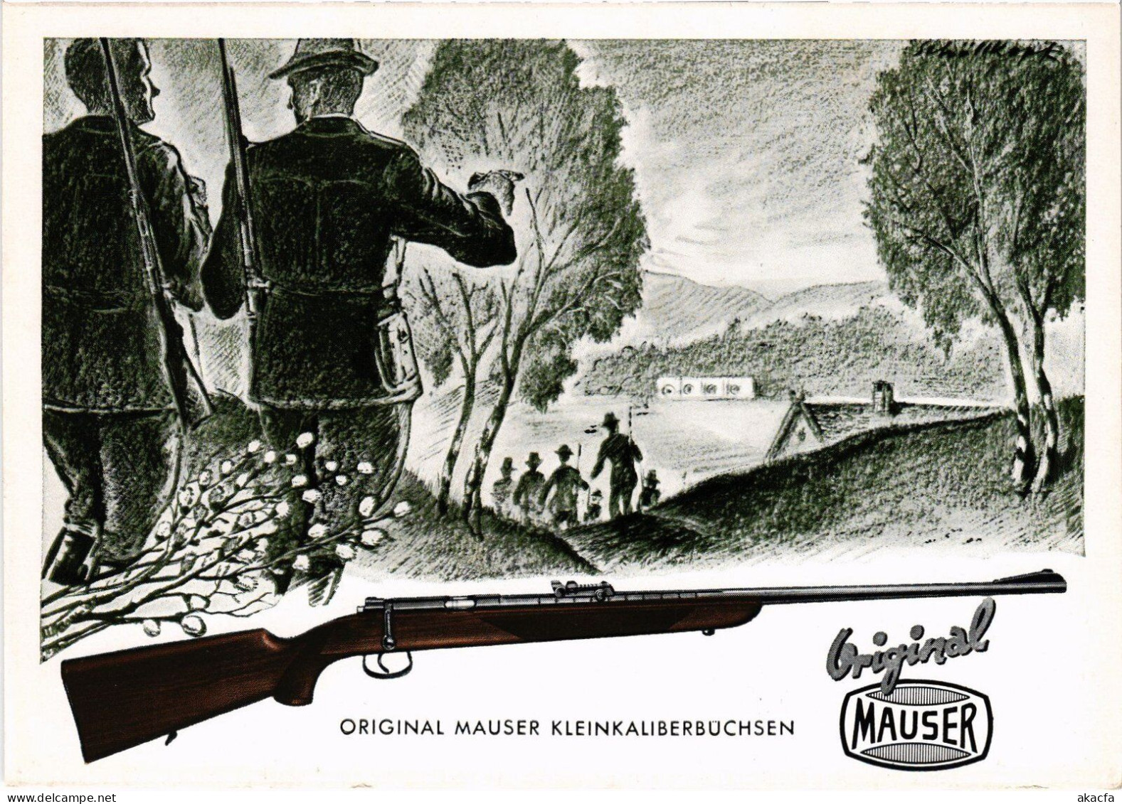 PC ADVERTISEMENT MAUSER KLEINKALIBERBÜCHSEN GUN ARMS (a56987) - Advertising