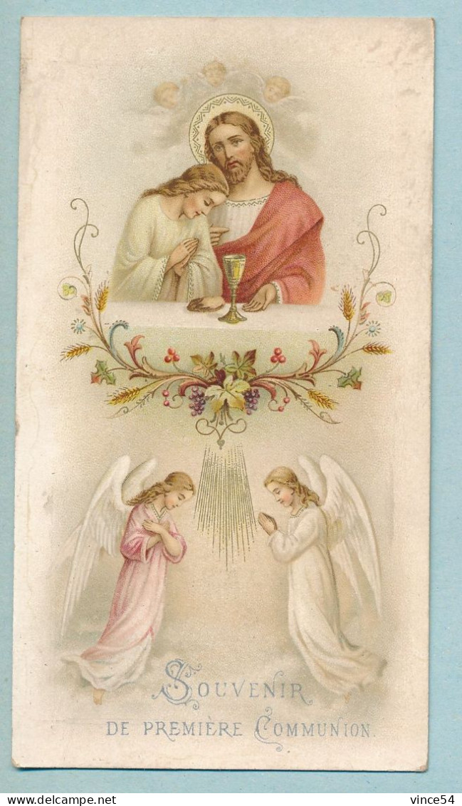 Souvenir De La 1ère Communion De Victor THILLIER 22 Mai 1898 Au Collège Saint-Bertulphe à FRUGES - Devotion Images