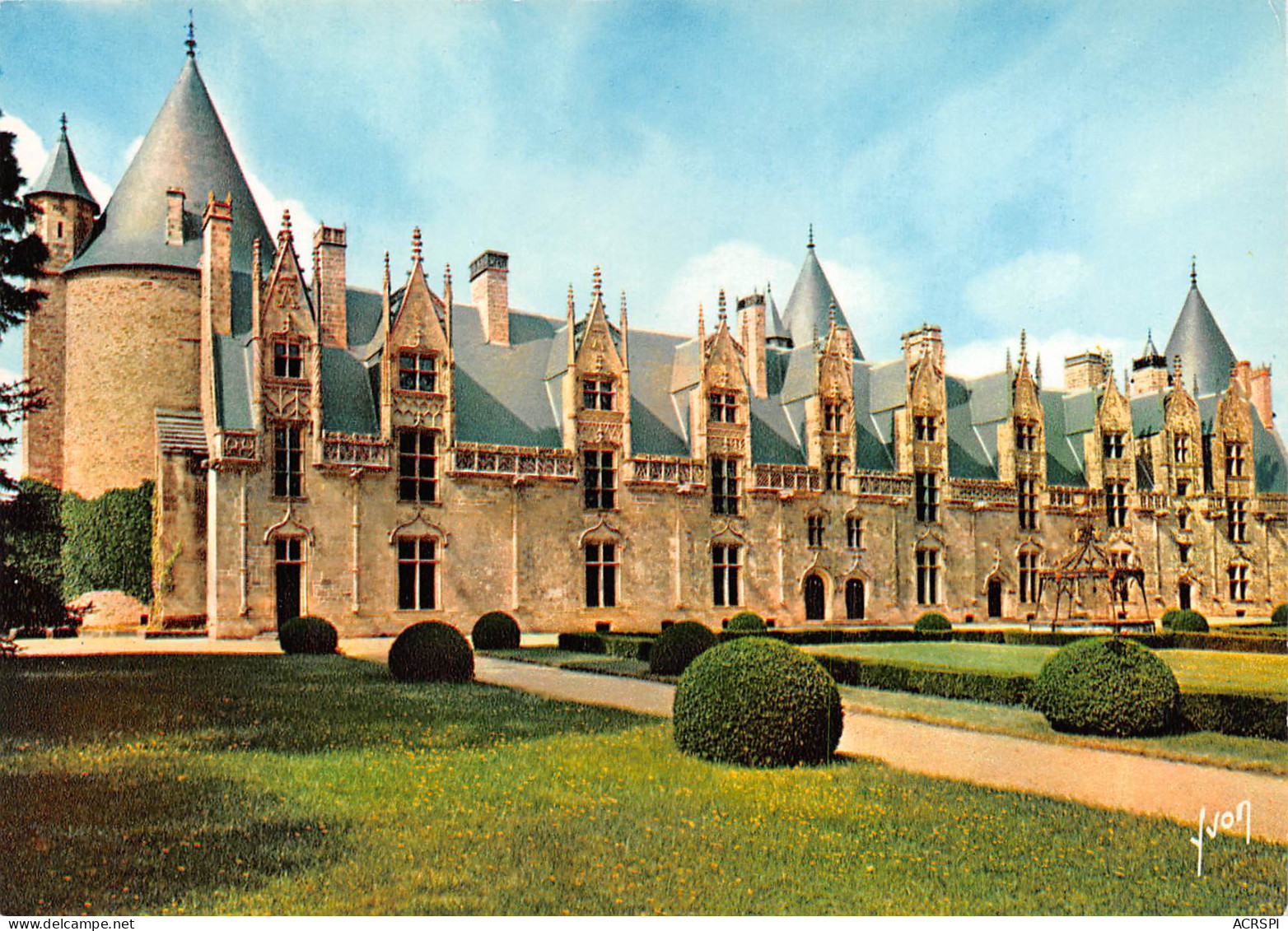 JOSSELIN  Façade Intérieure Du Château Donnant Sur La Cour D'honneur     7 (scan Recto Verso)MH2960 - Josselin