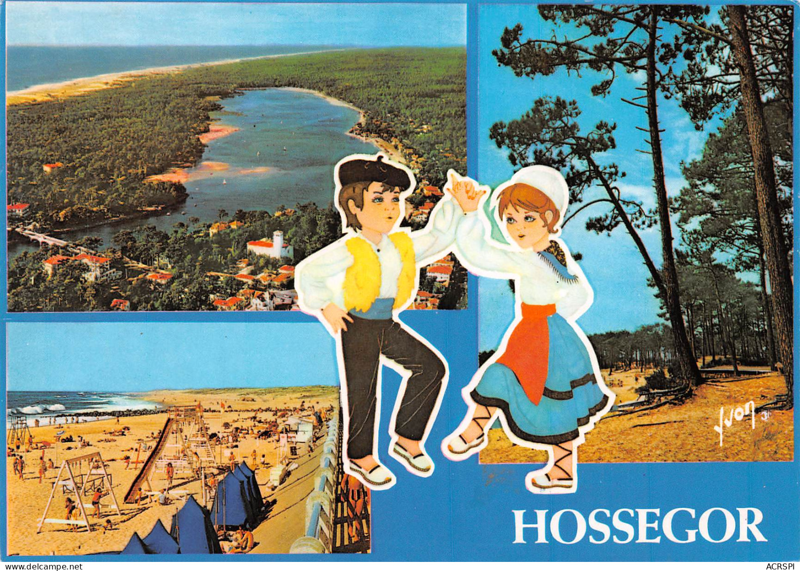 HOSSEGOR  Vues Diverses   11 (scan Recto Verso)MH2961 - Hossegor