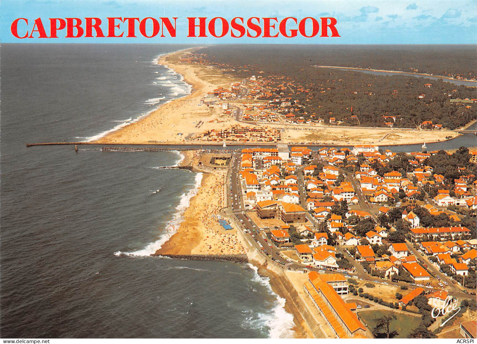 CAPBRETON  HOSSEGOR  La Grande Plage De Capbreton, L'entrée Du Port Et Plage D'hossegor  31 (scan Recto Verso)MH2962 - Capbreton