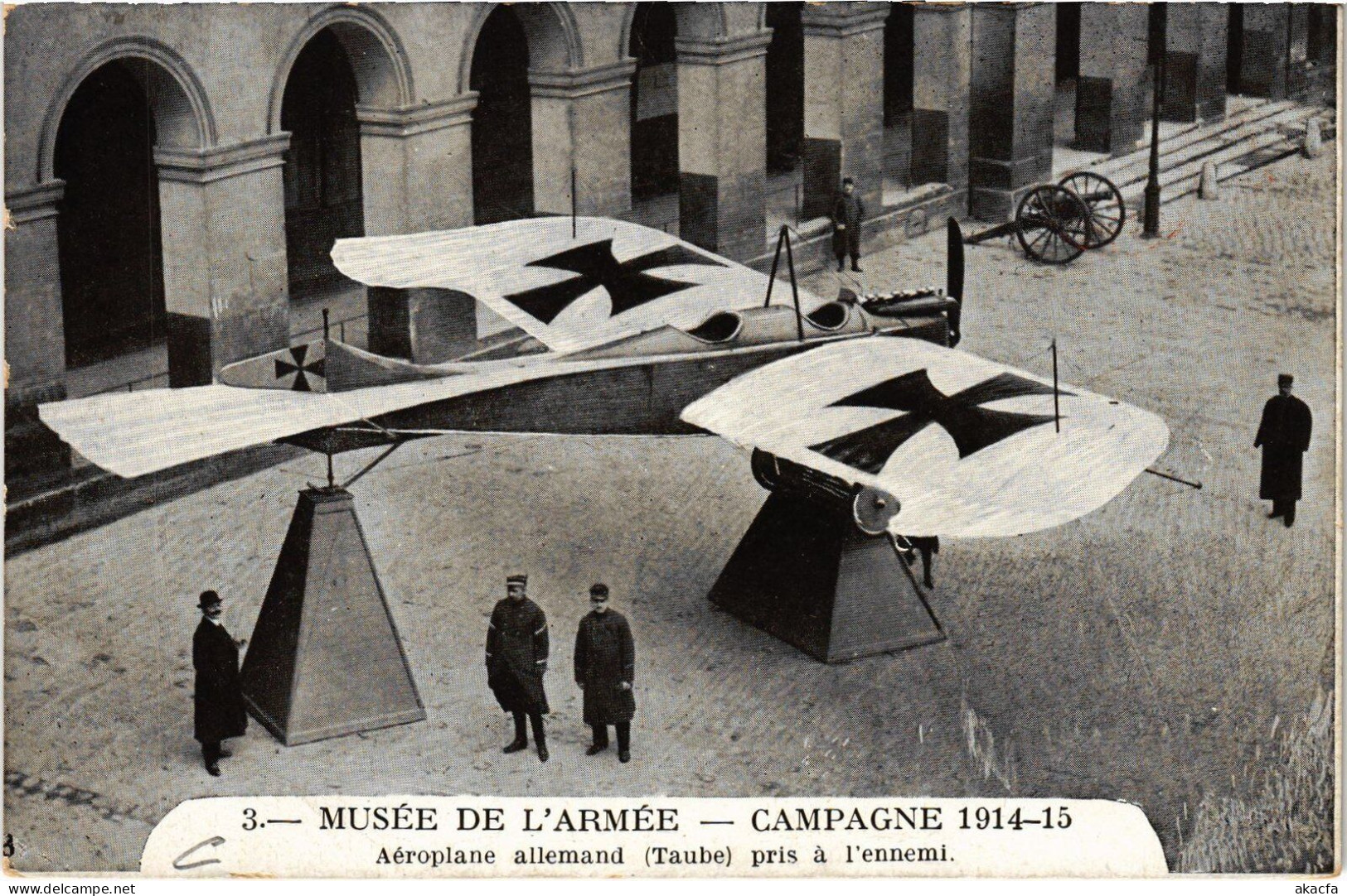 PC AVIATION AÉROPLANE ALLEMAND TAUBE MUSÉE DE L'ARMÉE (a55039) - Andere & Zonder Classificatie