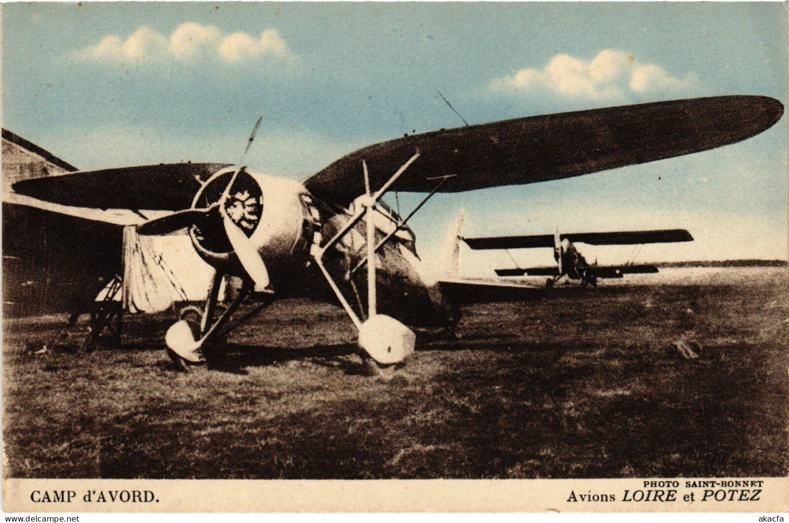 PC AVIATION AVION LOIRE ET POTEZ CAMP D'AVOR (a54942) - Otros & Sin Clasificación