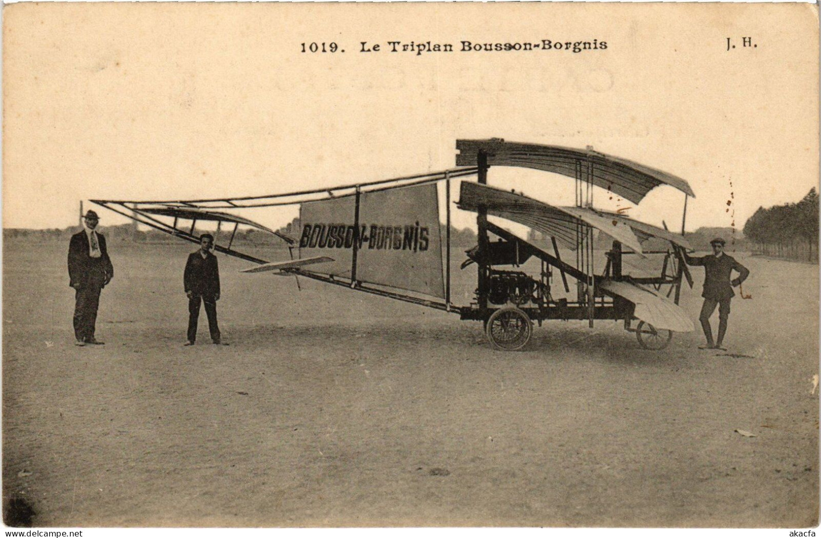 PC AVIATION TRIPLAN BOUSSON-BORGNIS (a54923) - Andere & Zonder Classificatie