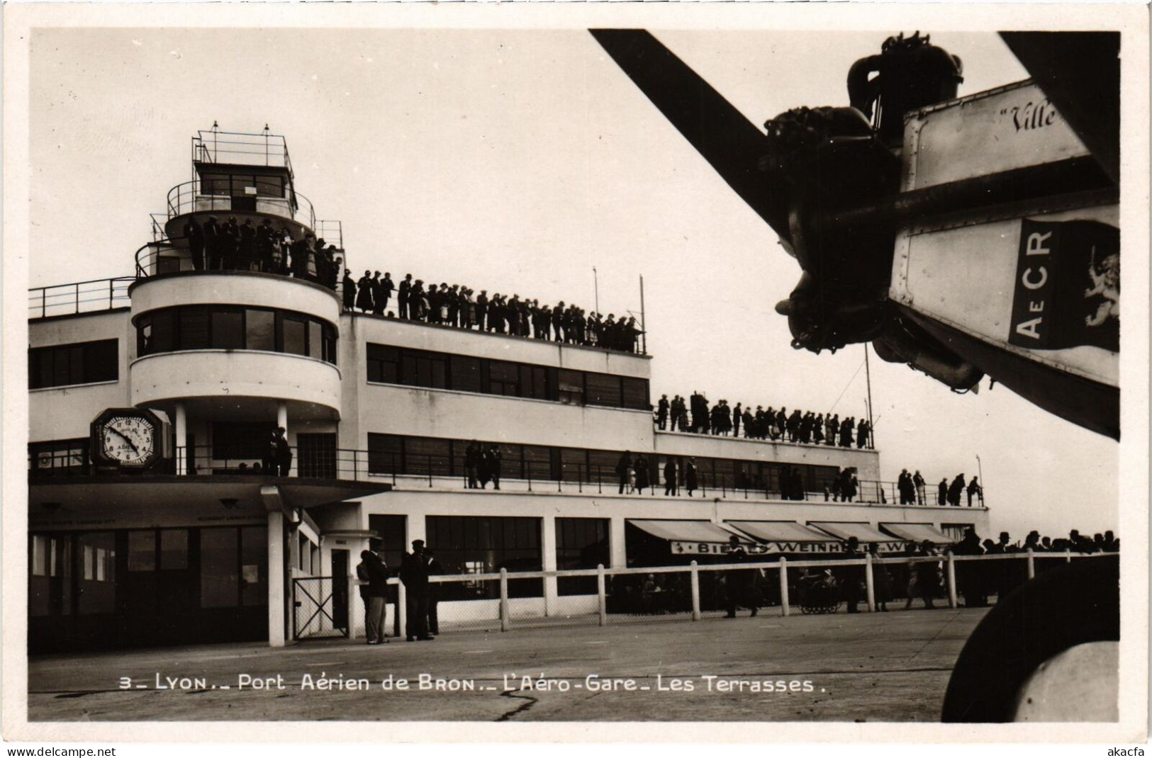 PC AVIATION AERODROME DE BRON LES TERRASSES (a54790) - Aérodromes