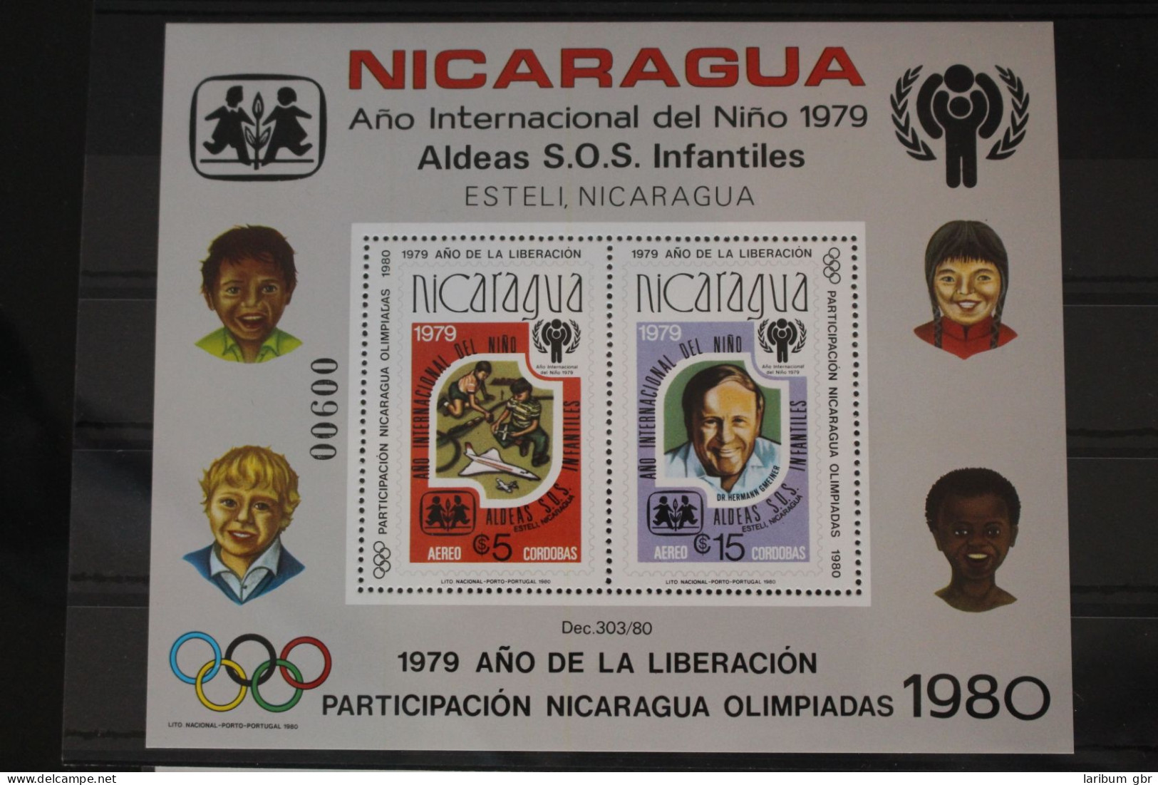 Nicaragua Block 110 Postfrisch #FF950 - Autres & Non Classés