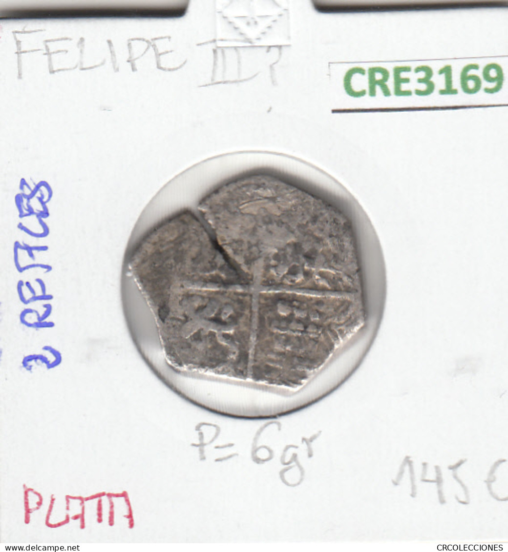 CRE3169 MONEDA ESPAÑA FELIPE III? 2 REALES VER DESCRIPCION EN FOTO  - Altri & Non Classificati