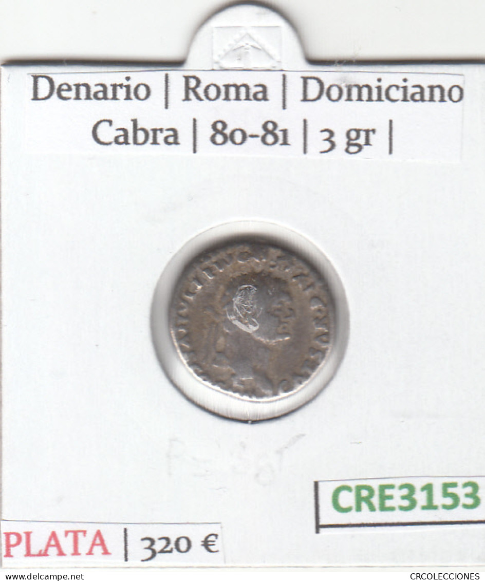 CRE3153 MONEDA ROMAMA DENARIO VER DESCRIPCION EN FOTO - Sonstige & Ohne Zuordnung