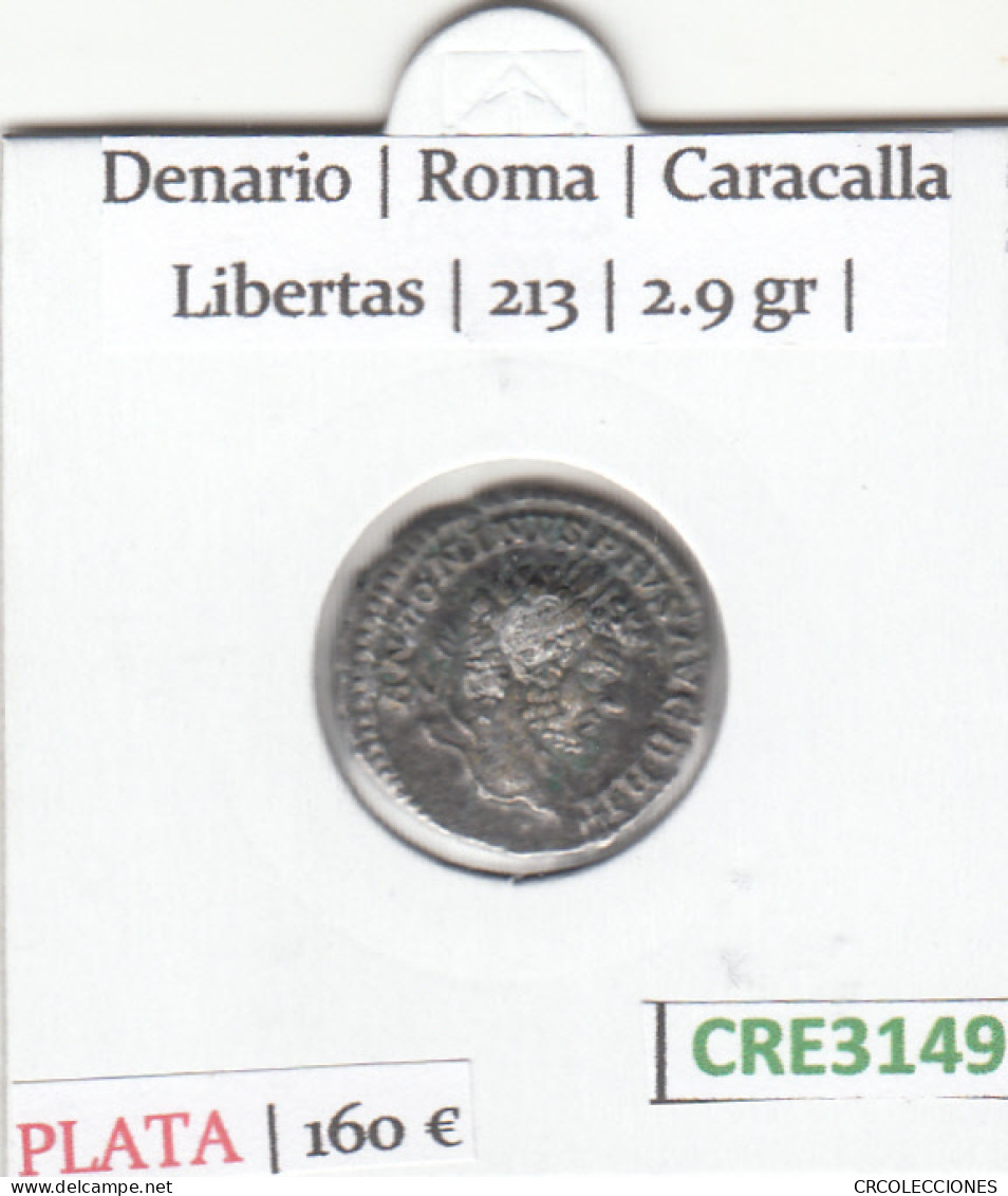 CRE3149 MONEDA ROMAMA DENARIO VER DESCRIPCION EN FOTO - Other & Unclassified