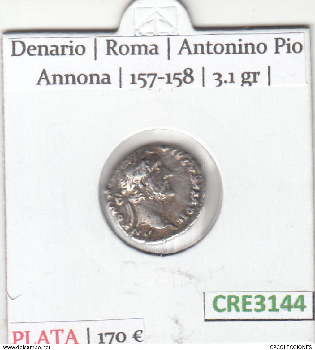 CRE3144 MONEDA ROMAMA DENARIO VER DESCRIPCION EN FOTO - Other & Unclassified