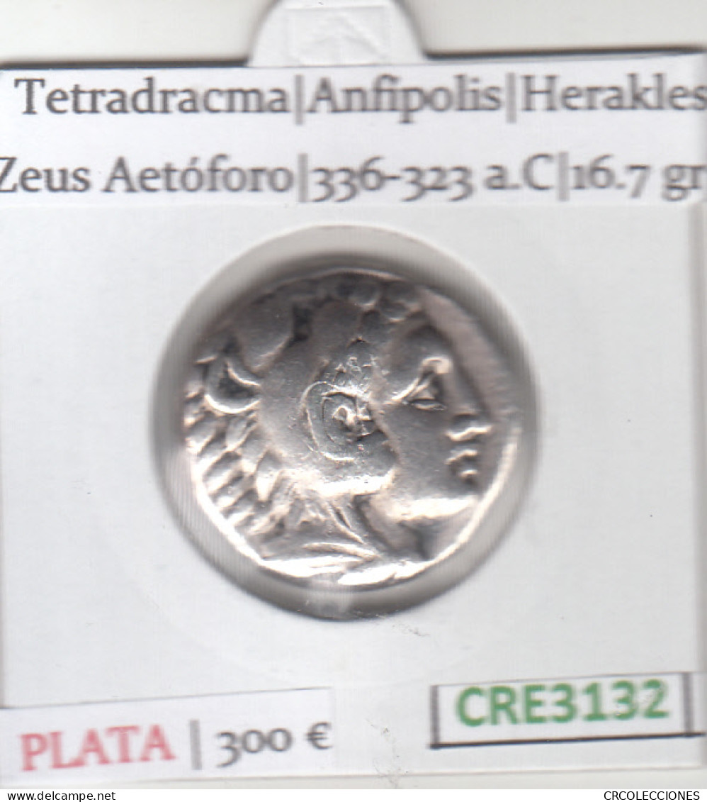 CRE3132 MONEDA GRIEGA TETRADRACMA VER DESCRIPCION EN FOTO - Greek