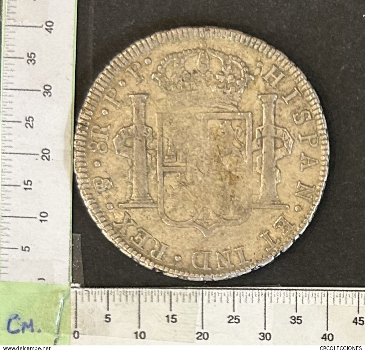 CRE3124 MONEDA ESPAÑA CARLOS IV 8 REALES 1802 POTOSI PLATA MBC - Sonstige & Ohne Zuordnung