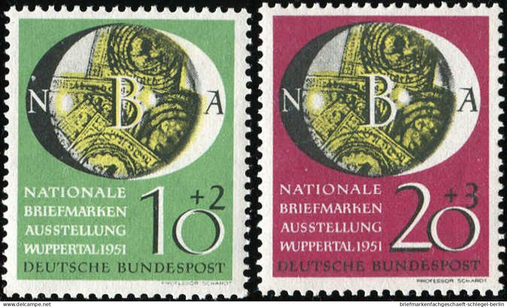 Bundesrepublik Deutschland, 1951, 141-42, Postfrisch - Autres & Non Classés