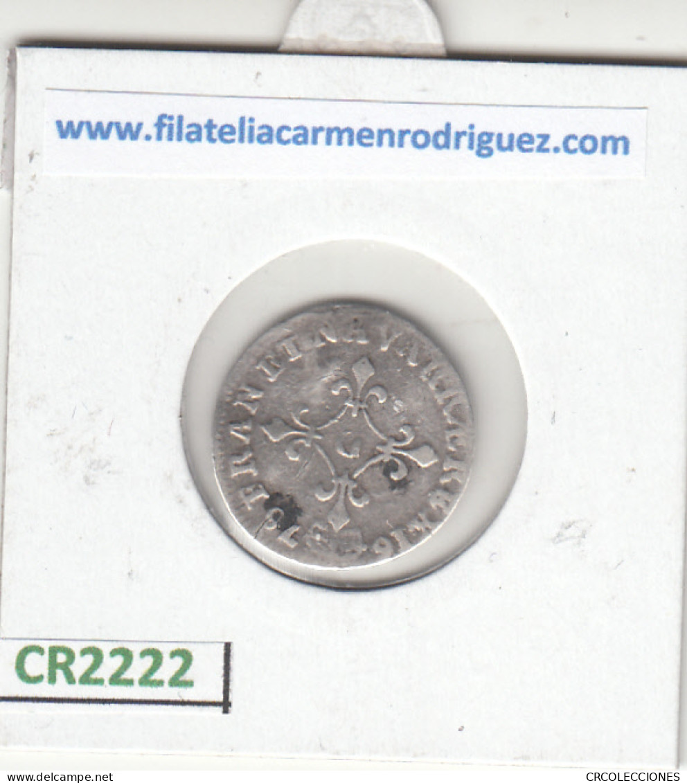 CR2222 MONEDA FRANCIA 4 SOLS DE TRAITANS LUIS IV 1676 PLATA MBC - Autres – Europe