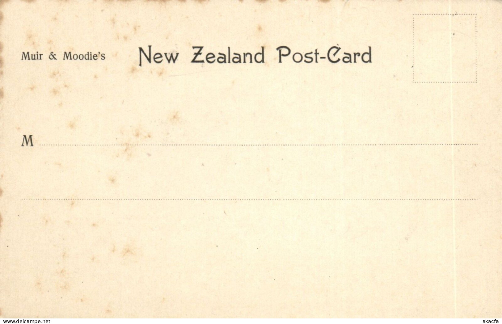PC NEW ZEALAND SUTHERLAND FALL MITRE PEAK MILFORD SOUND, VINTAGE PC (b53646) - Nouvelle-Zélande