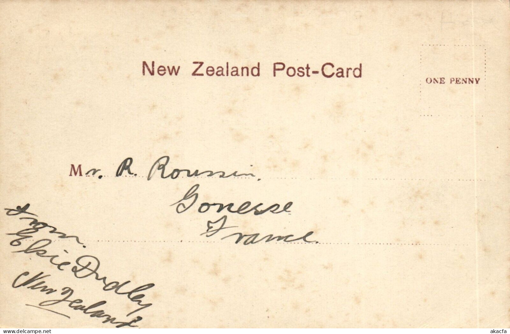 PC NEW ZEALAND THE MAORI YOUTH AND BEAUTY TYPES, VINTAGE POSTCARD (b53647) - Nouvelle-Zélande
