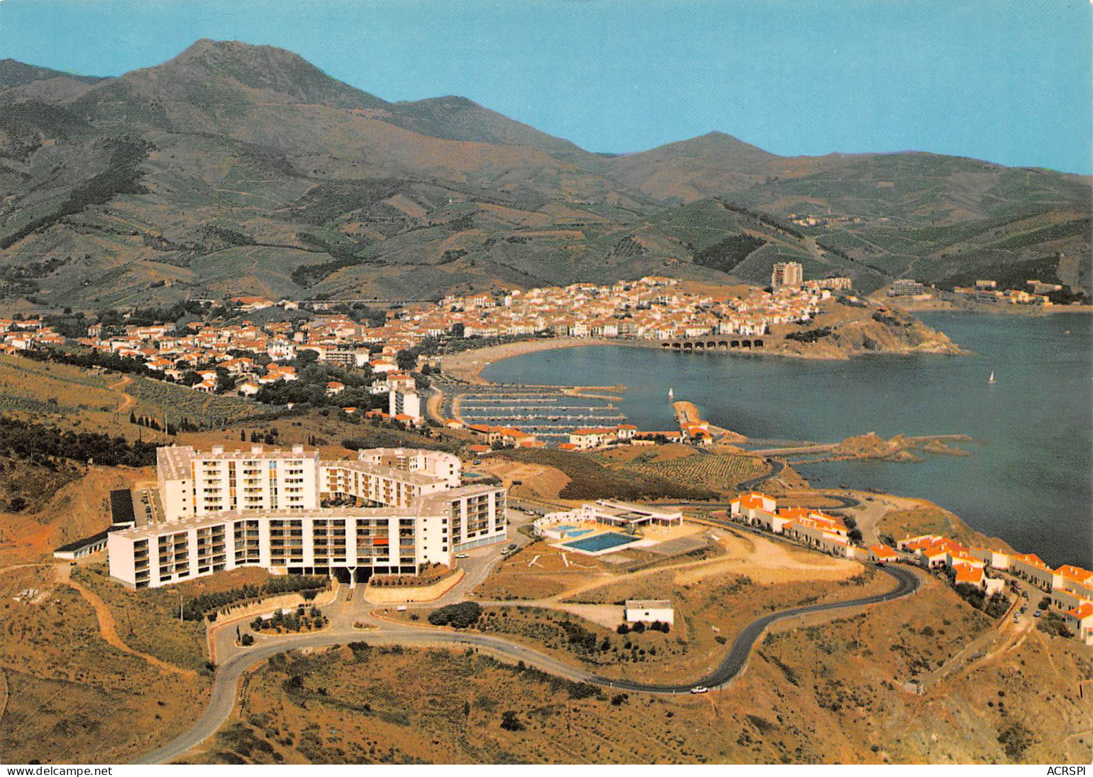 BANYULS SUR MER   Vue Aérienne Sur L'ensemble De La Station       45 (scan Recto Verso)MH2970 - Banyuls Sur Mer