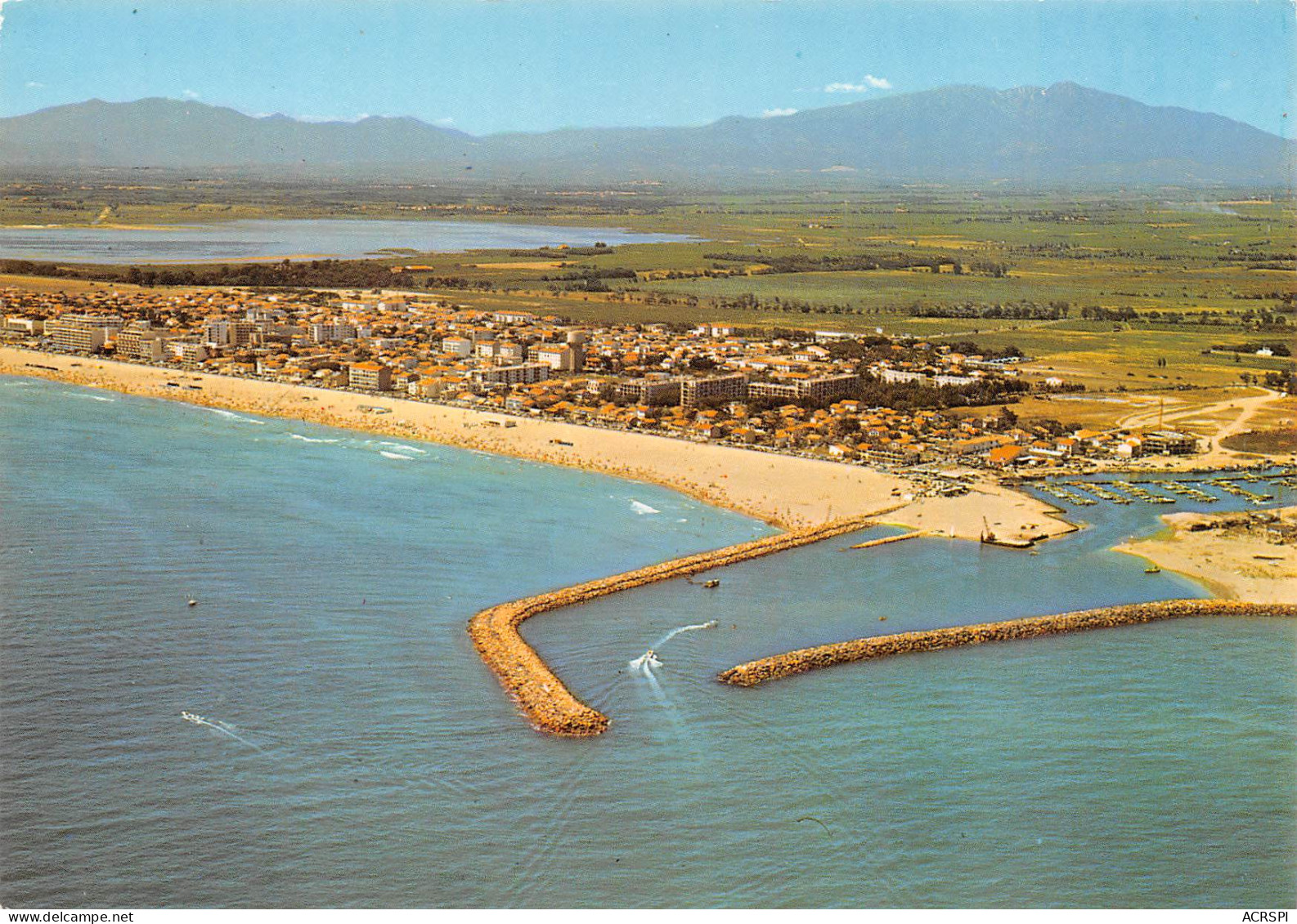 CANET PLAGE   Vue Générale Aérienne     5 (scan Recto Verso)MH2971 - Canet Plage