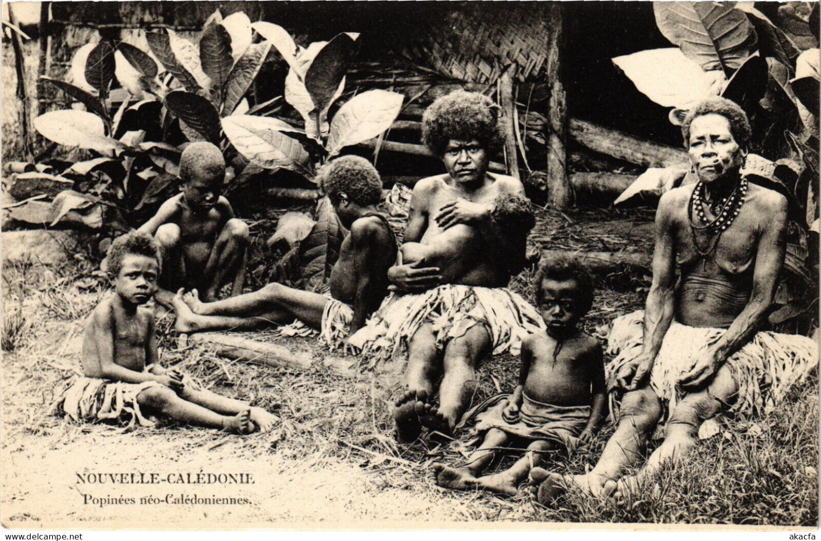 PC NEW CALEDONIA, POPINÉES NÉO CALÉDONIENNES, Vintage Postcard (b53581) - Nouvelle Calédonie