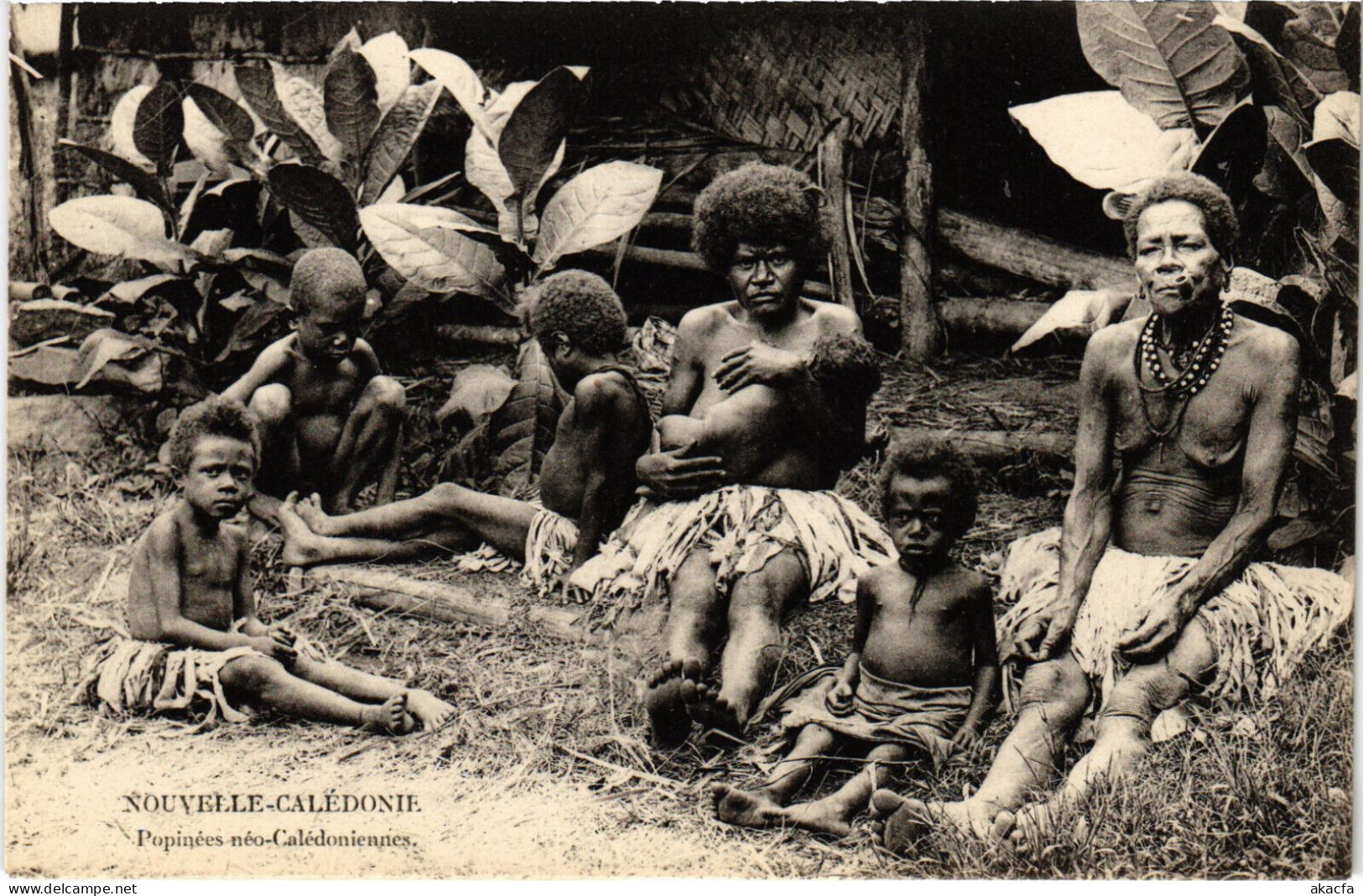 PC NEW CALEDONIA, POPINÉES NÉO CALÉDONIENNES, Vintage Postcard (b53522) - Nouvelle Calédonie