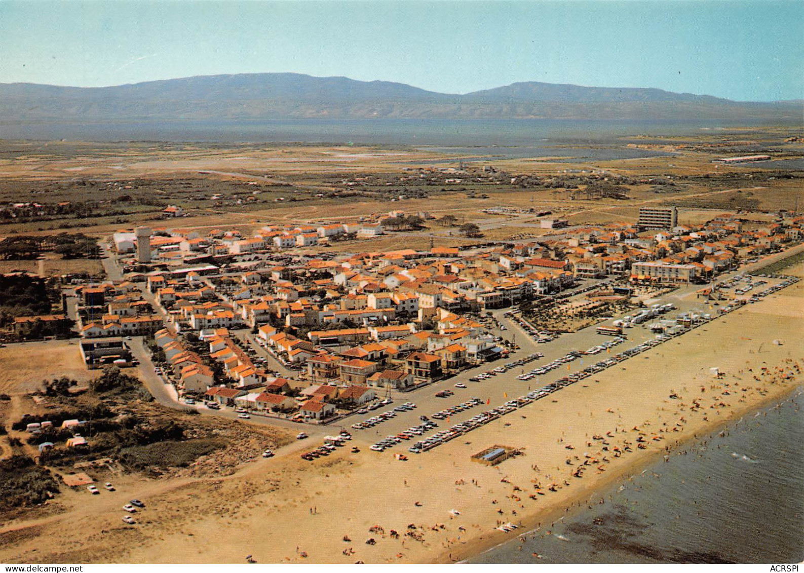 PORT BARCARES  Vue D'avion. Et En Arrière Plan , Les Corbières  39  (scan Recto Verso)MH2972 - Port Barcares