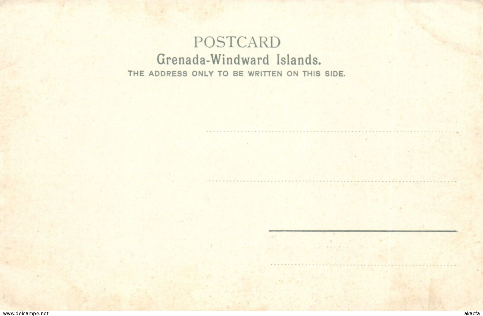 PC GRENADA CARIBBEAN ST. GEORGES WEST, VINTAGE POSTCARD (b53445) - Grenada