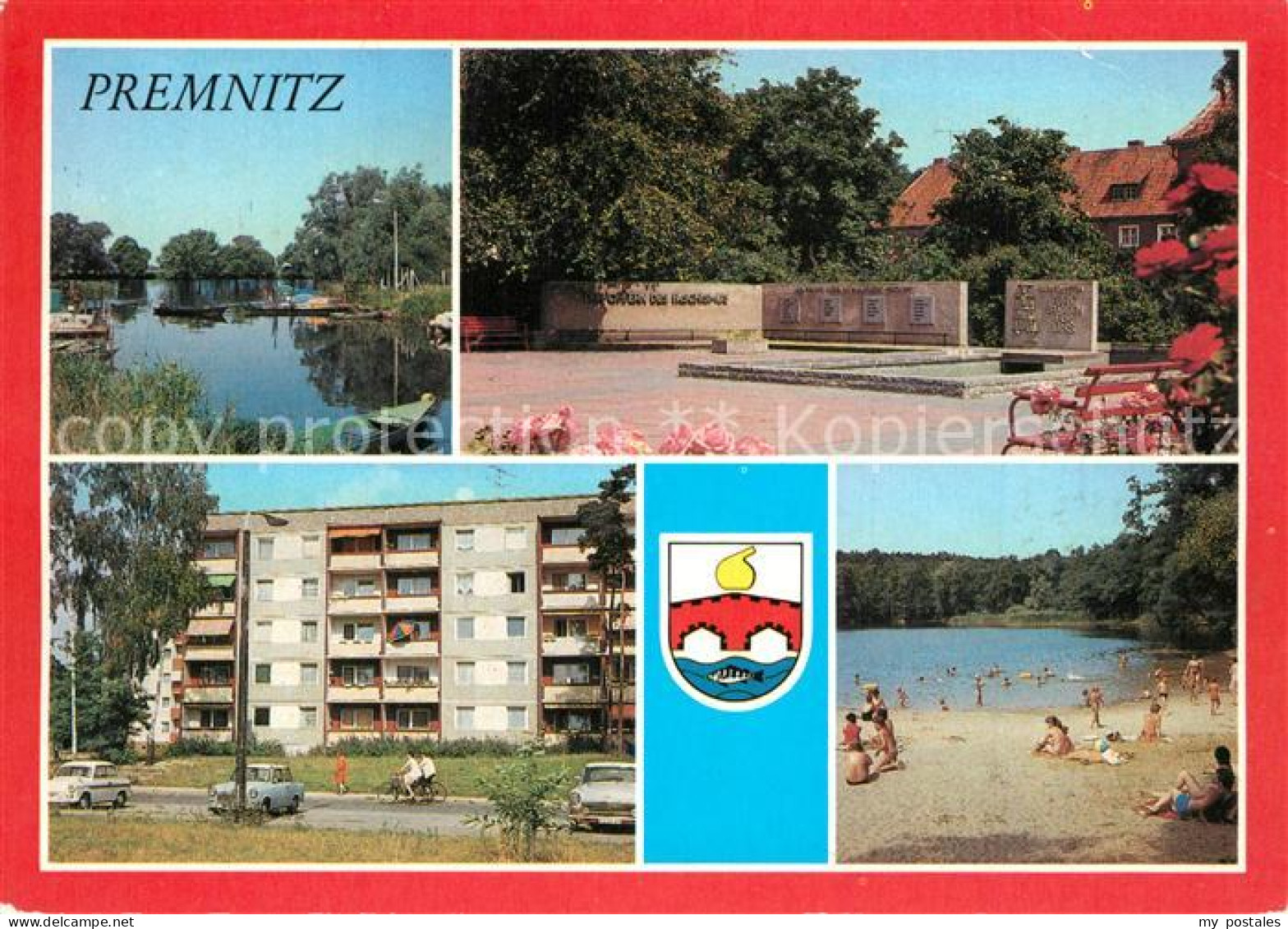 73480433 Premnitz Bootshafen Ernst Thaelmann Platz OdF Gedenkstaette Freibad Pre - Premnitz