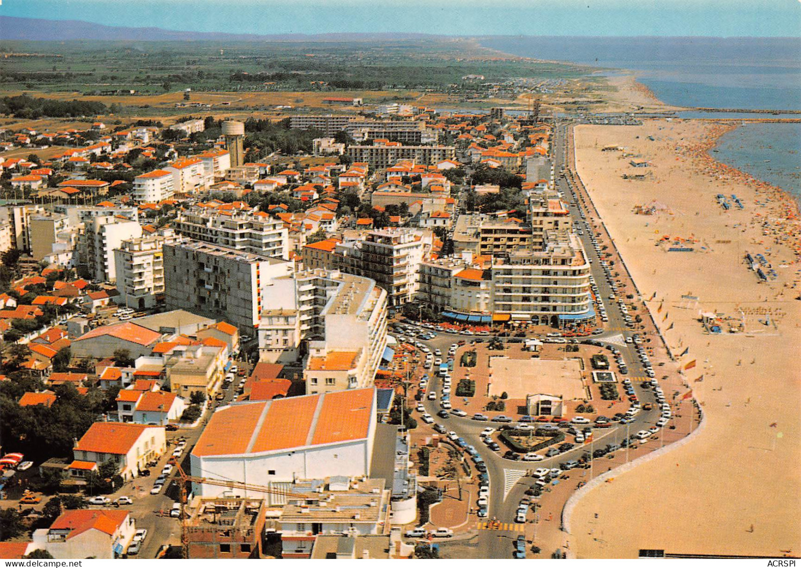 CANET PLAGE  Vue Aérienne Sur L'ensemble De La Station Balnéaire      29 (scan Recto Verso)MH2973 - Canet Plage