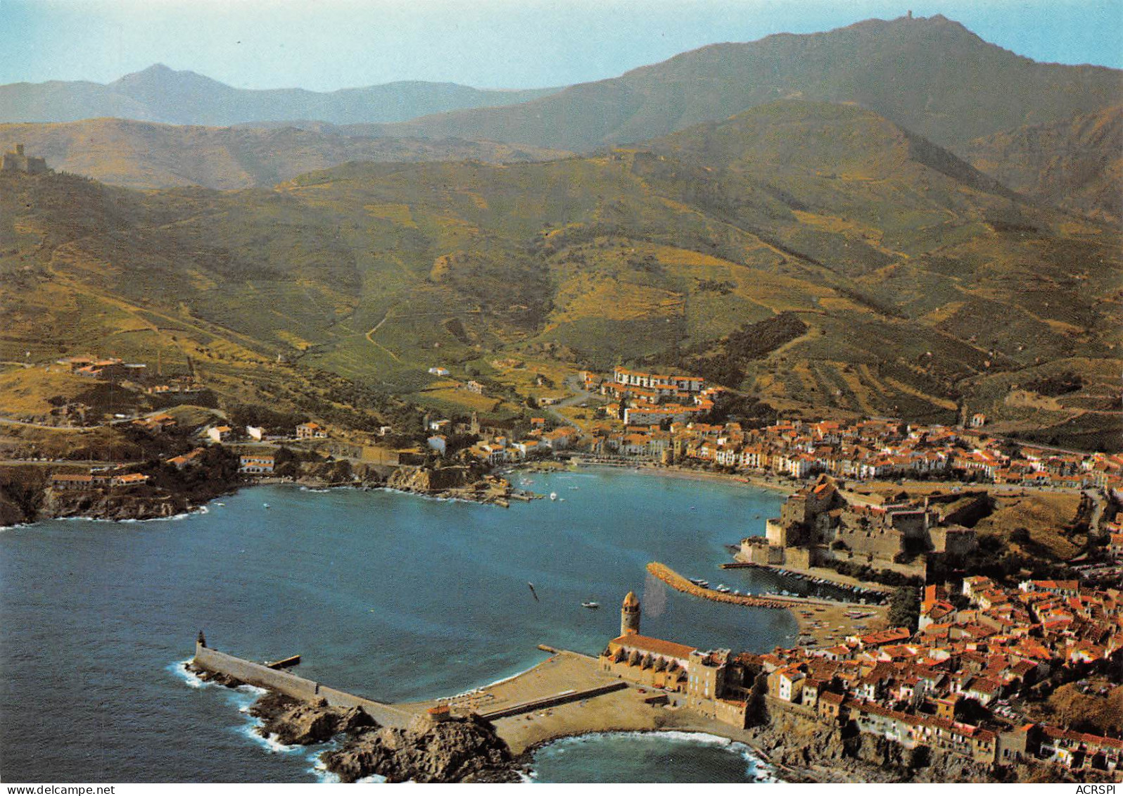 COLLIOURE  Vue Par Avrion Sur L'ensemble De La Ville     41 (scan Recto Verso)MH2973 - Collioure