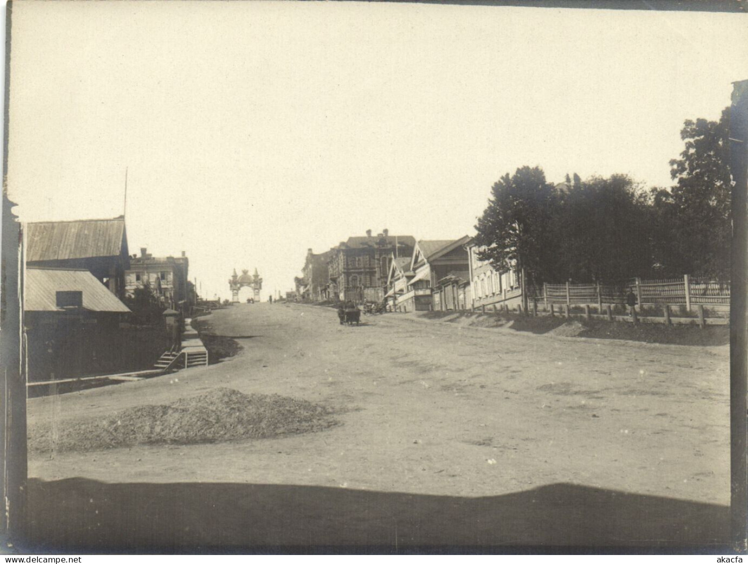 RUSSIA CHINA KHABAROVSK STREET SCENE, VINTAGE PHOTO (b53363) - China