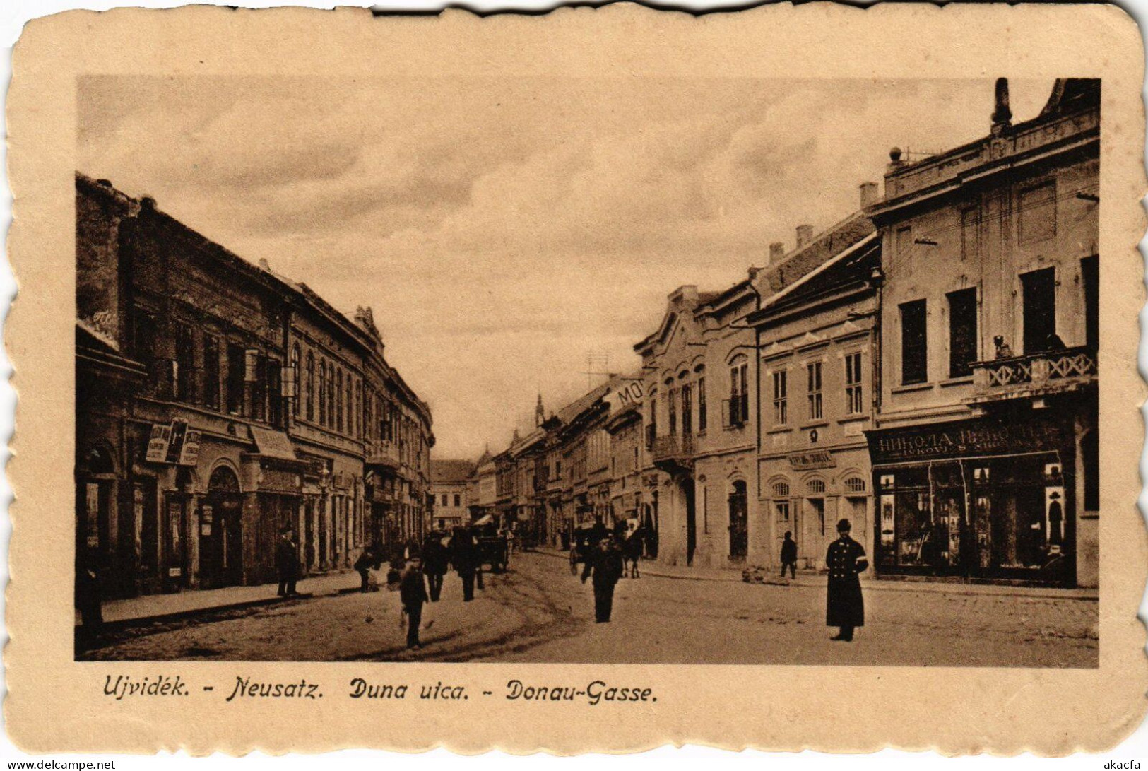 PC SERBIA ÚJVIDÉK NOVI SAD DANUBE STREET (a57563) - Serbie