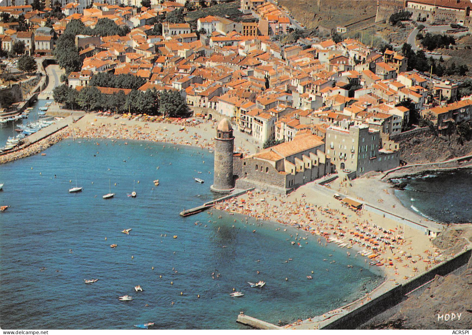 COLLIOURE  Vue  Aérienne      26 (scan Recto Verso)MH2975 - Collioure