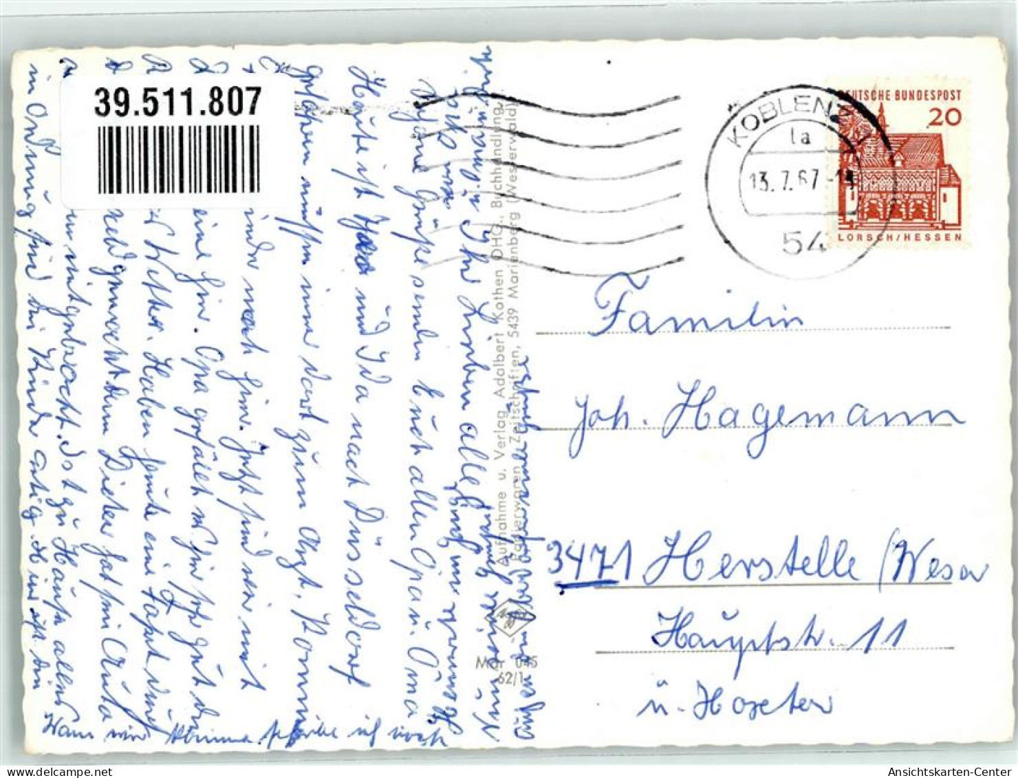 39511807 - Bad Marienberg Westerwald - Bad Marienberg