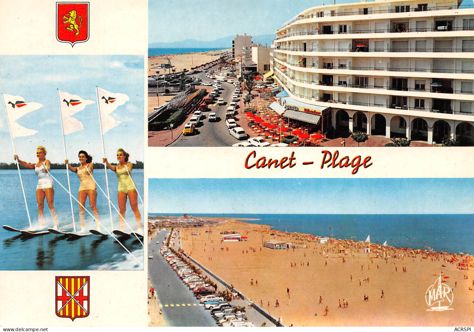 CANET PLAGE  Le Front De Mer, La Plage         35 (scan Recto Verso)MH2978 - Canet Plage