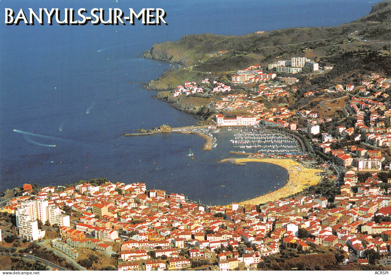 BANYULS SUR MER  Vue Générale Aérienne   28 (scan Recto Verso)MH2980 - Banyuls Sur Mer