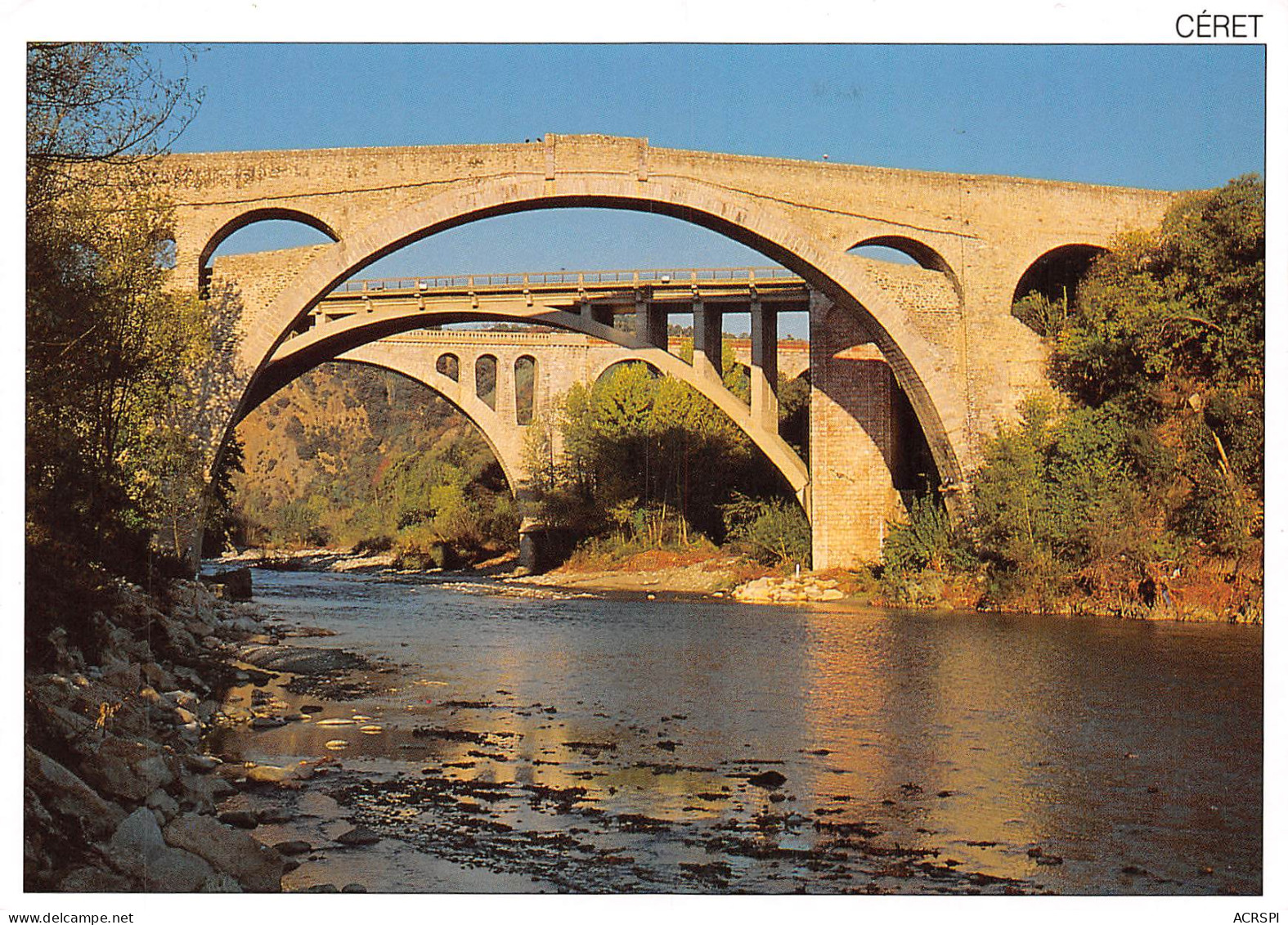 CERET  Les Trois Ponts. Au 1er Plan, Le Pont Du Diable     19 (scan Recto Verso)MH2981 - Ceret