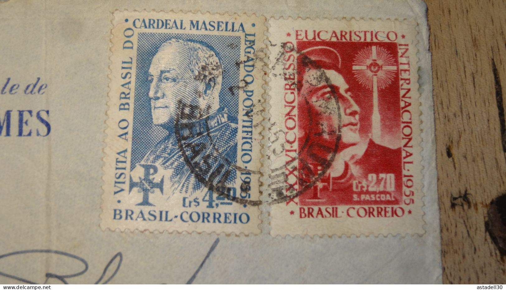 Enveloppe BRASIL 1955 ............ Boite1 .............. 240424-336 - Cartas & Documentos