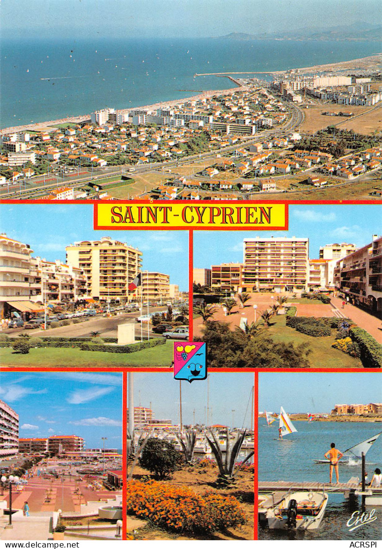 SAINT CYPRIEN PLAGE Multivues   44 (scan Recto Verso)MH2983 - Saint Cyprien