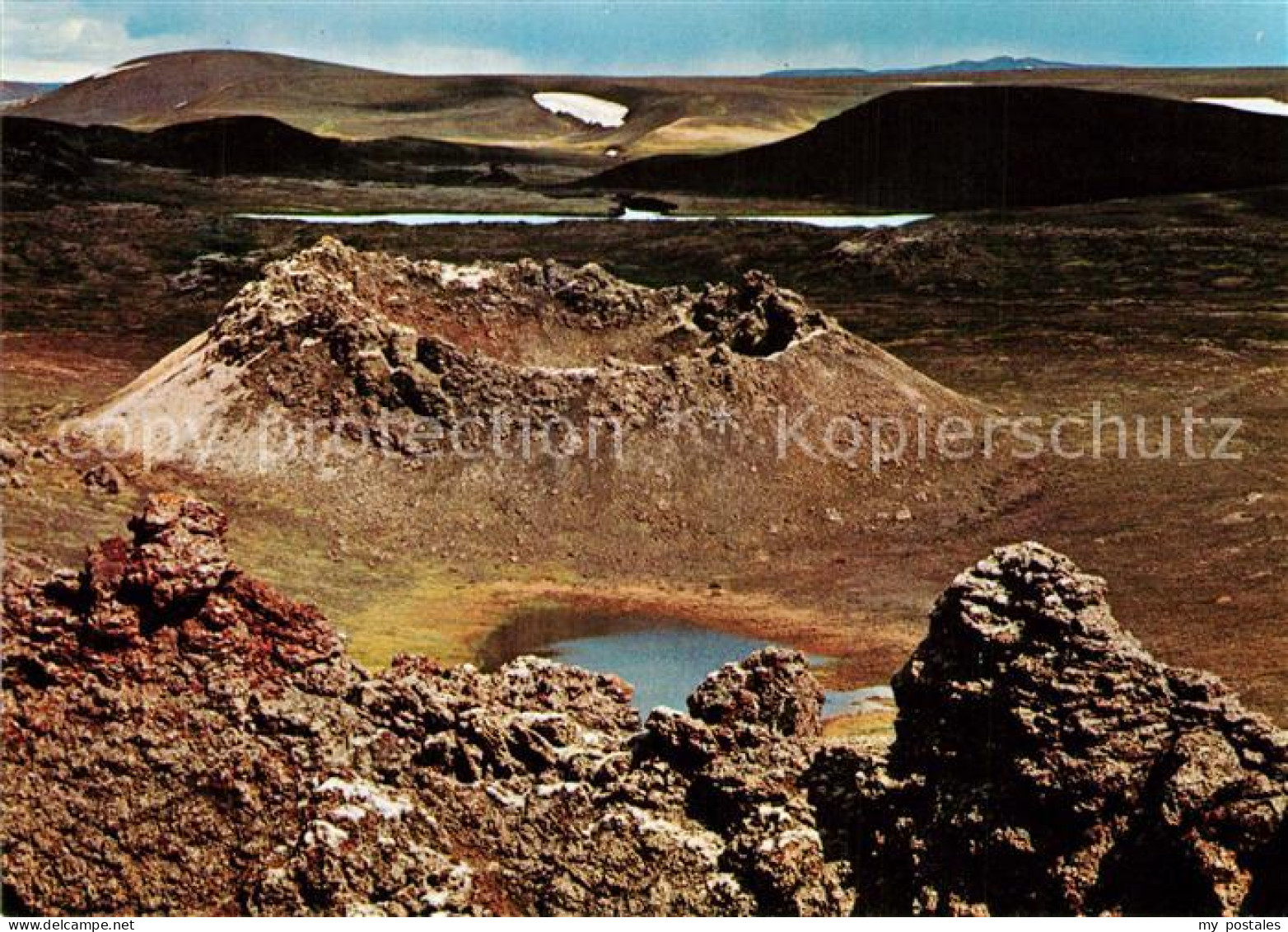 73479155 Island Ausgestorbener Krater In Veidivoetn Gebiet Island - IJsland