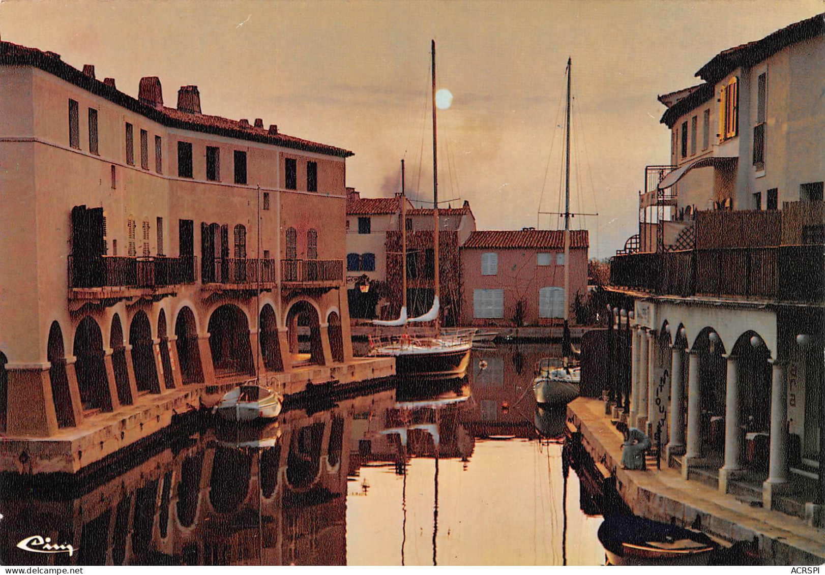 PORT-GRIMAUD Cité Lacustre, Suivant Un Projet De François Spoerry, Architecte.  29 (scan Recto Verso)MH2984 - Port Grimaud