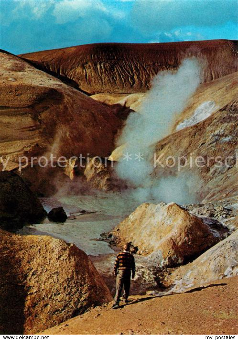 73479147 Island Vulkan Krafia Oestlich Des Sees Myvatn Island - IJsland
