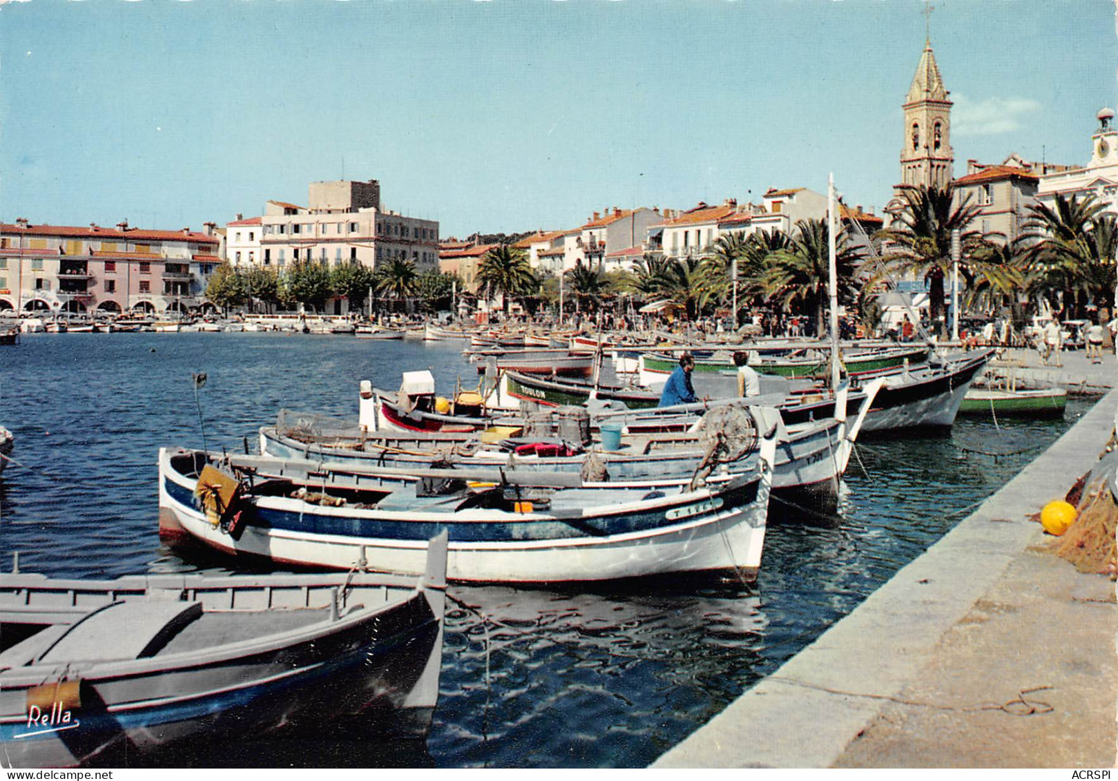 SANARY SUR MER  Barques De Pêche Au Port    5 (scan Recto Verso)MH2985 - Sanary-sur-Mer