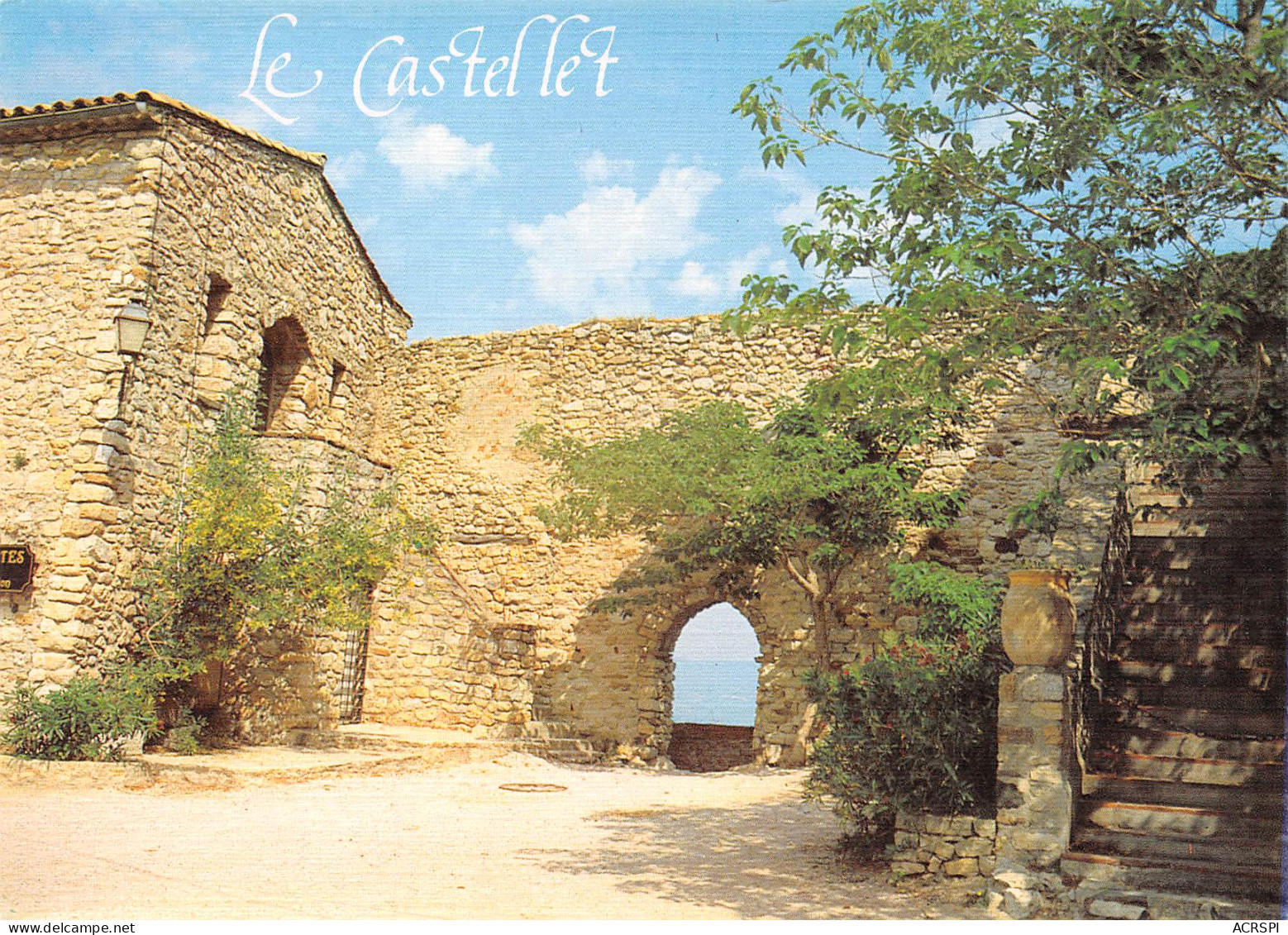 LE CASTELLET   La Place De La Mairie - Le Trou De La Dame   30  (scan Recto Verso)MH2988 - Le Castellet