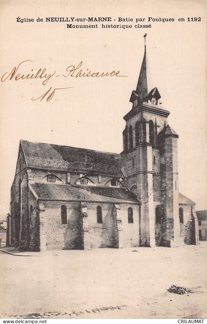 93-NEUILLY SUR MARNE-N°LP5113-E/0285 - Neuilly Sur Marne