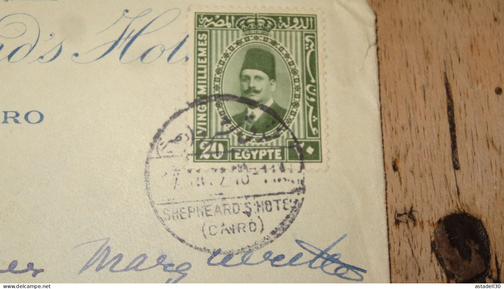 Enveloppe EGYPT, Shepheards Hotel Cairo 1932 ............ Boite1 .............. 240424-338 - Cartas & Documentos